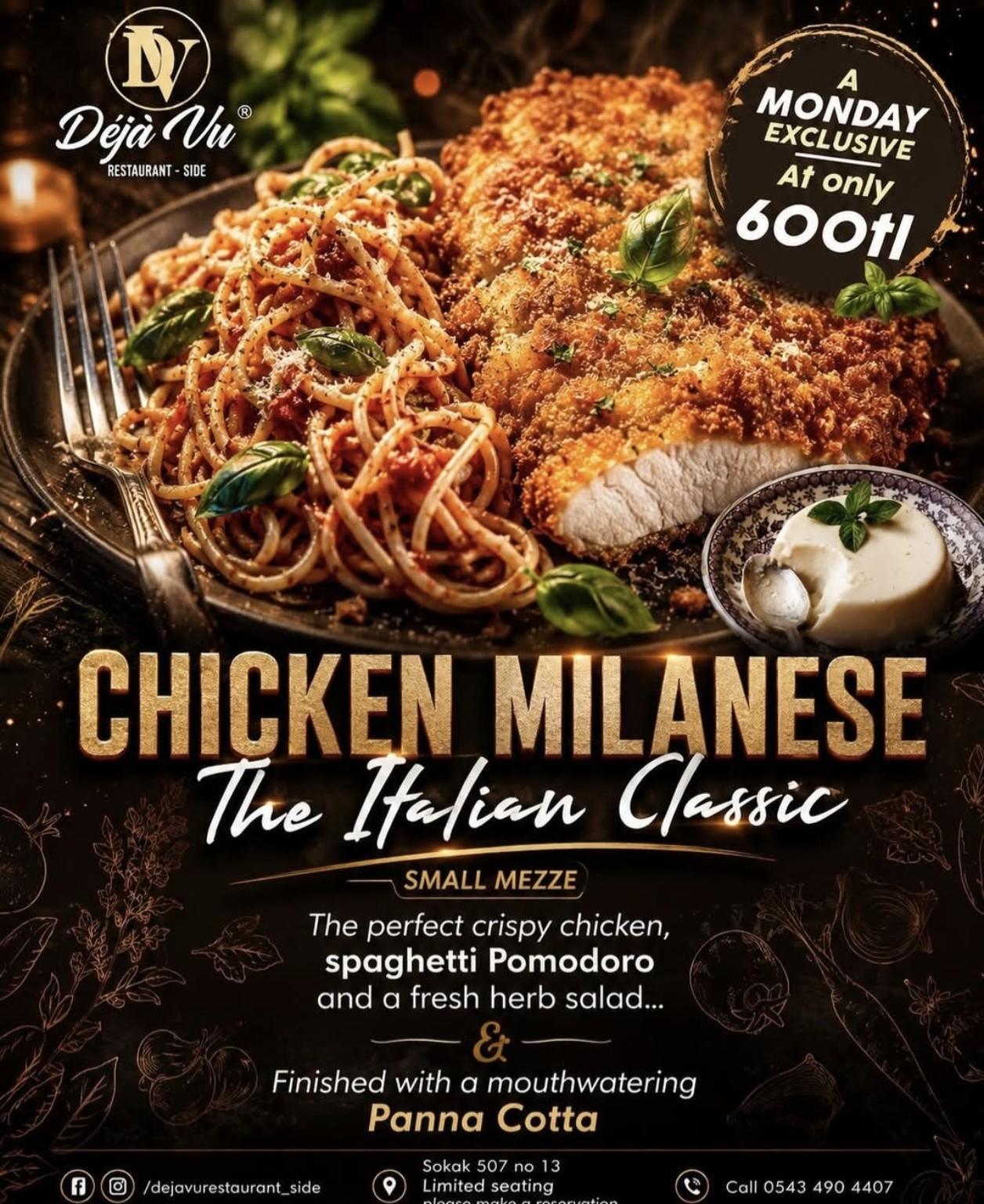 Chicken Milanese special
