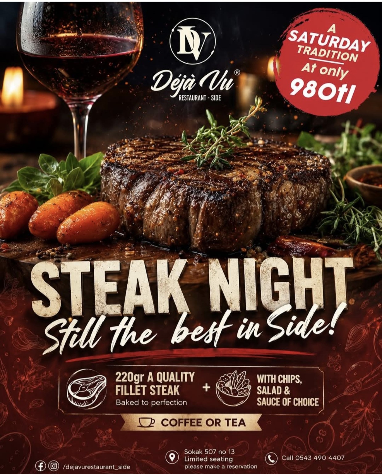 Fillet steak special